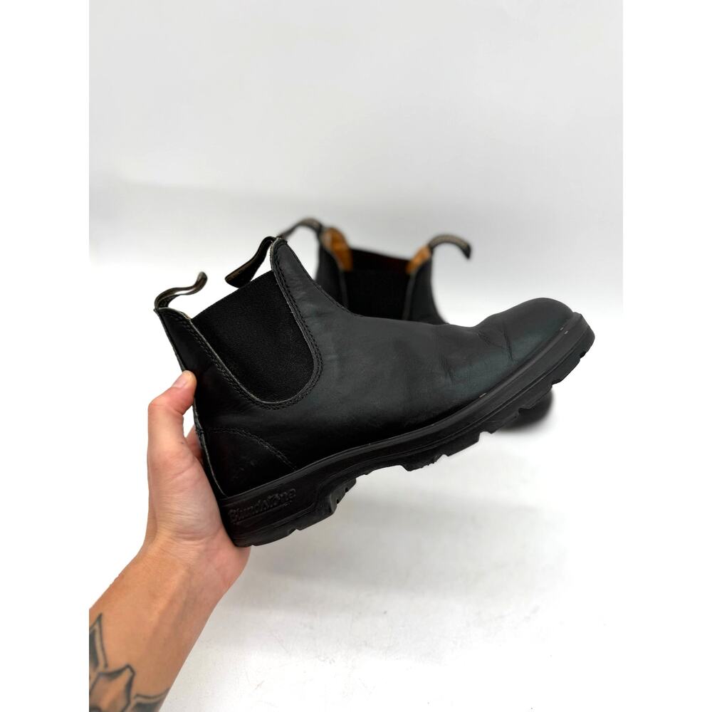 Blundstone Classic Black Leather Pull-On Chelsea Boots Women's Size 7